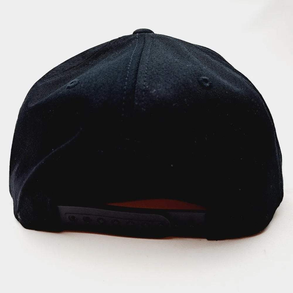 Los Angeles Dodgers Flat Bill Snapback Baseball Cap Hat Black Embroidered